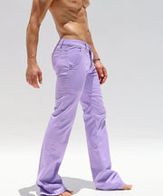 RUFSKIN Pants Matelot Mild Flare Leg Premium Stretch Twill Denim Pant Lavender1