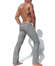 RUFSKIN Pants ROCK Premium Stretch Cotton Denim Slim - Straight Fit Jeans Silver 53