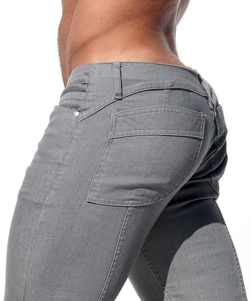 RUFSKIN Pants ROCK Premium Stretch Cotton Denim Slim - Straight Fit Jeans Silver 51