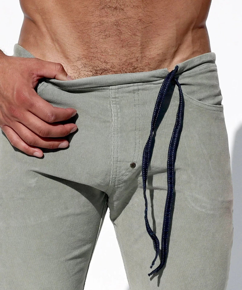 RUFSKIN Pants Wiley Stretch Corduroy Slim - Fit Straight - Leg Denim Rope Sage 74