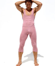 RUFSKIN's Bodysuit LOLO Supple Stretch Rayon Singlet Hemmed 3/4 Rosewood