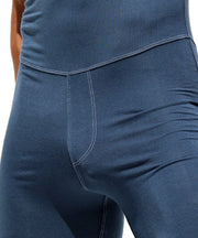 RUFSKIN's Bodysuit LOLO Supple Stretch Rayon Singlet Hemmed at 3/4 Slate