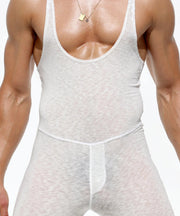 RUFSKIN Signature 3/4 Length Bodysuit CORO Transparent Cotton Slub Knit 512