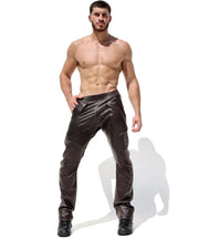 RUFSKIN Slim-Fit Straight-Leg Lounge Pant Back-Yoke Deluxe Matte Brown Has**