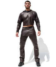 RUFSKIN Slim-Fit Straight-Leg Lounge Pant Back-Yoke Deluxe Matte Brown Has**