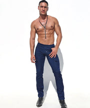 RUFSKIN Stretch Satin Denim Pants DENVER Carpenter Cargo Pant 138