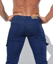 RUFSKIN Stretch Satin Denim Pants DENVER Carpenter Cargo Pant 134