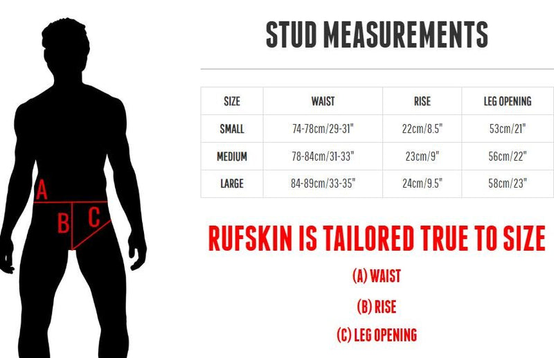 RUFSKIN STUD Briefs Rubberized Matte Black Spandex Back Yoke Faux Fly 247