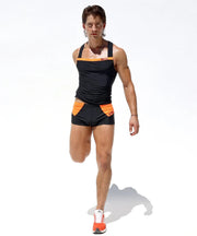 RUFSKIN! WAHOO Form Fitting Sport Tank Top Matte Elastic Straps Y Back 66