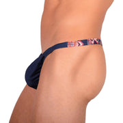 S SMU Sensual Deep Blue Thong 33734 MX152