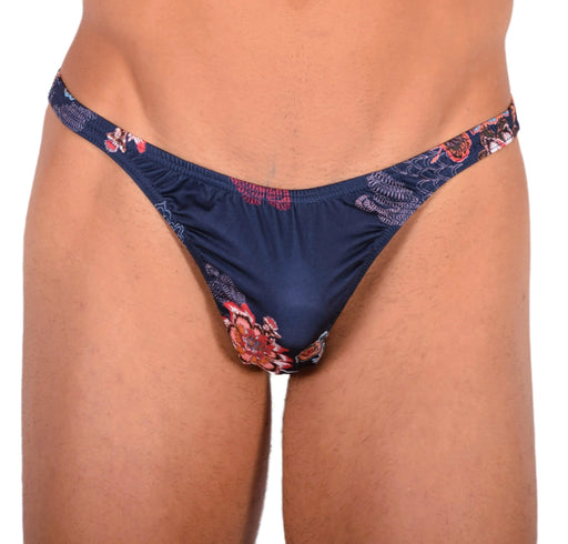 S SMU Sensual Deep Blue Thong 33735 MX151