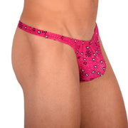 S SMU Sensual Red Hearts Thong 33688 MX155