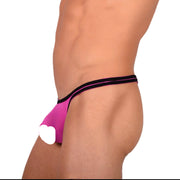 S SMU Sexy Detachable Pink - Black Thong 33851 MX173