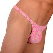 S SMU Sexy Grey Pink Thong 33824 MX173