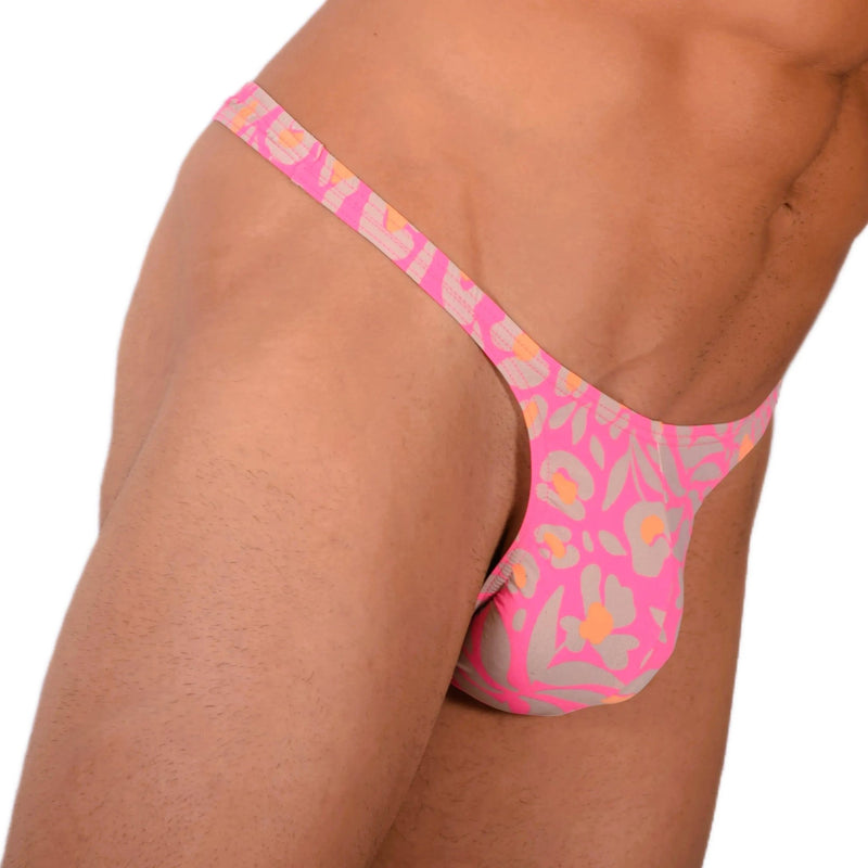 S SMU Sexy Grey Pink Thong 33824 MX173