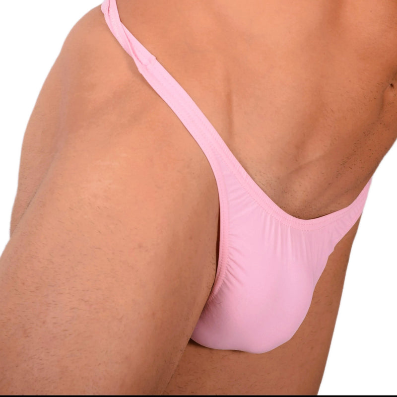 S SMU Sexy Light Pink Thong 33840 MX176