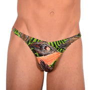 S SMU Sexy Wild Feathers Thong 33726 MX151