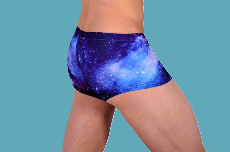 SMU Twilight Mini Boxer Brief Sports Cut Blue Mix P01705 H41