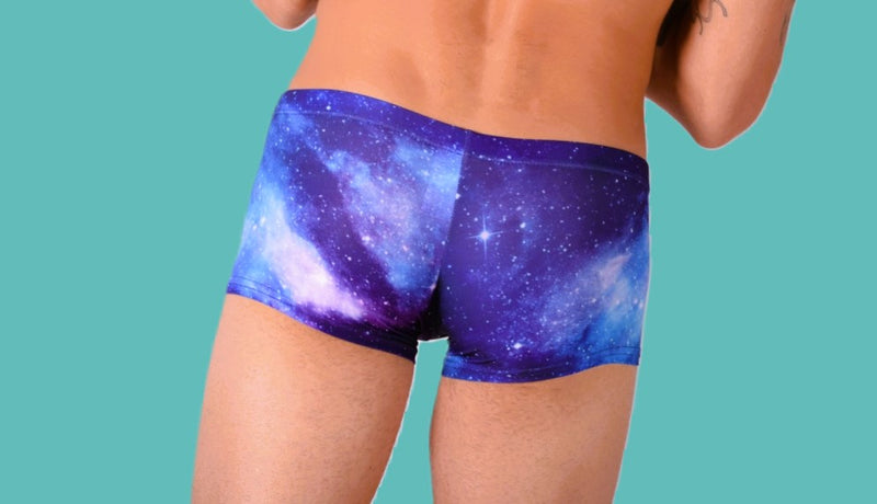 SMU Twilight Mini Boxer Brief Sports Cut Blue Mix P01705 H41