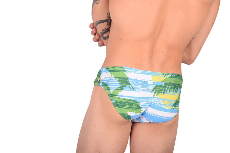MARCUSE Janeiro Swimsuit Brief 9317 Blue 1