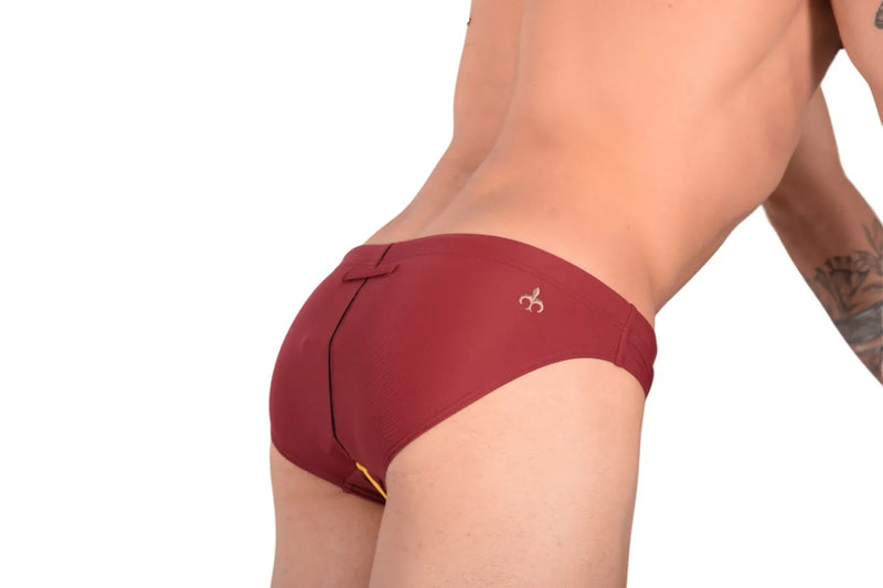 Marcuse Manifest Swimsuit Brief Burgundy 10218 2