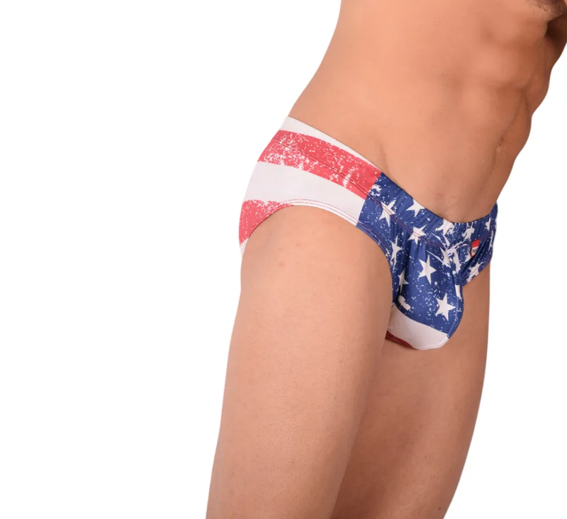 Pikante Brief U.S Anatomic American Underwear Flag Red 8719 2