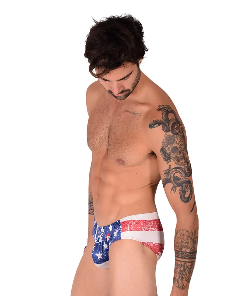 Pikante Brief U.S Anatomic American Underwear Flag Red 8719 2