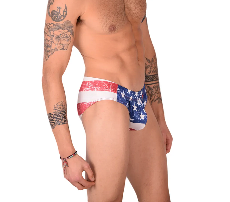 Pikante Brief U.S Anatomic American Underwear Flag Red 8719 2