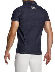 Shirt Modus Vivendi Raw Denim Casual Buttons - Down Shirts Blue 11442 B442