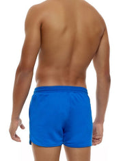 Short Modus Vivendi Diagonal Tricot Jogging-Cut Shorts Adjustable Blue 10353