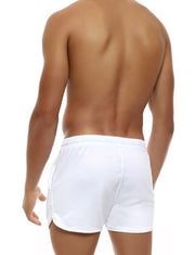 Short Modus Vivendi Diagonal Tricot Jogging-Cut Shorts Adjustable White 10353