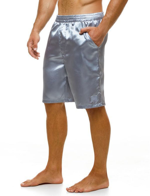 Short Modus Vivendi Host Woven Satin-Look Bermuda Comfort Fit Grey 03262