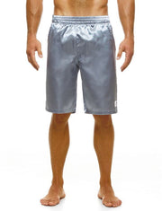 Short Modus Vivendi Host Woven Satin-Look Bermuda Comfort Fit Grey 03262