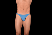 Skinz Swim - Briefs Smooth Front Mens Bikini - Cut Swimwear Saphire 4511 17