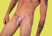 S/M SMU Mens Sensual Swim Tanning Flash Thong 33409 MX113
