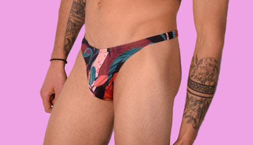 S/M SMU Mens Underwear Thong Multi Color 33327 MX112