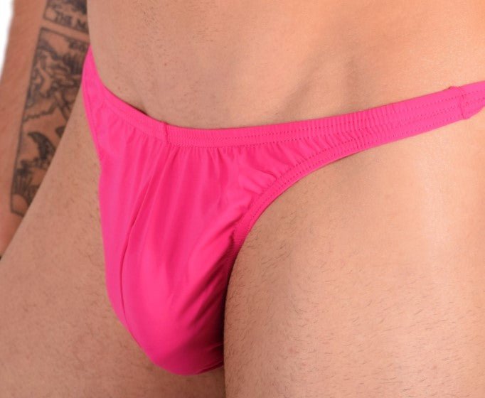 S/M SMU Mens Underwear Thong Pink 33358 MX113