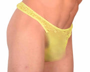 S/M SMU Sexy Transparent Lime Thong 33519 MX136