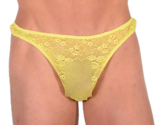 S/M SMU Sexy Transparent Lime Thong 33519 MX131