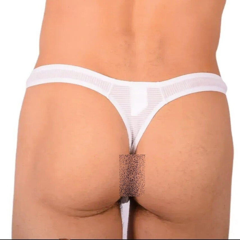 S/M SMU Sexy White Thong MX20 341033