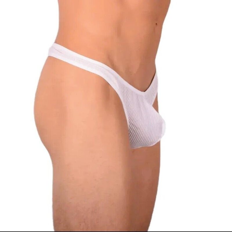 S/M SMU Sexy White Thong MX20 341034