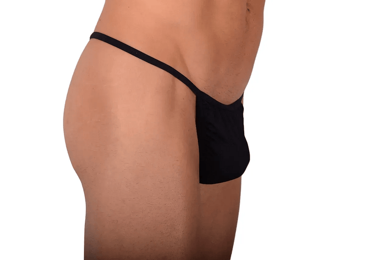 S/M SMU String Black Synt Ruby stones 30''34'' Waist MX10 1005724