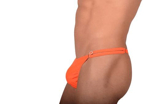 S/M SMU Thong Rhinestones Orange 30''32'' Waist MX10 1006052