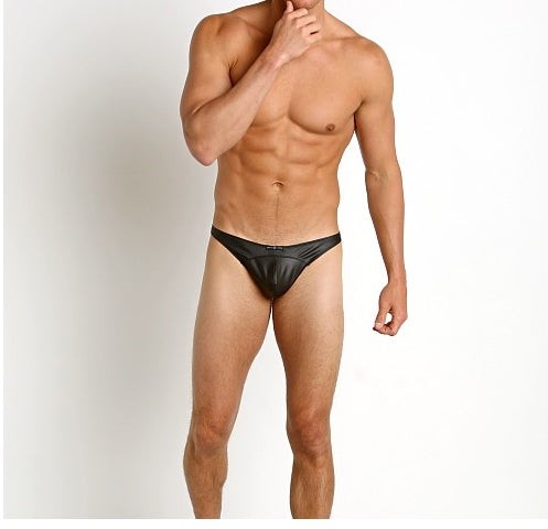 Small Gregg Homme Bonded leather Thong Black 53
