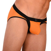 SMALL Gregg Homme Brief Orange/Black 33662 MX156