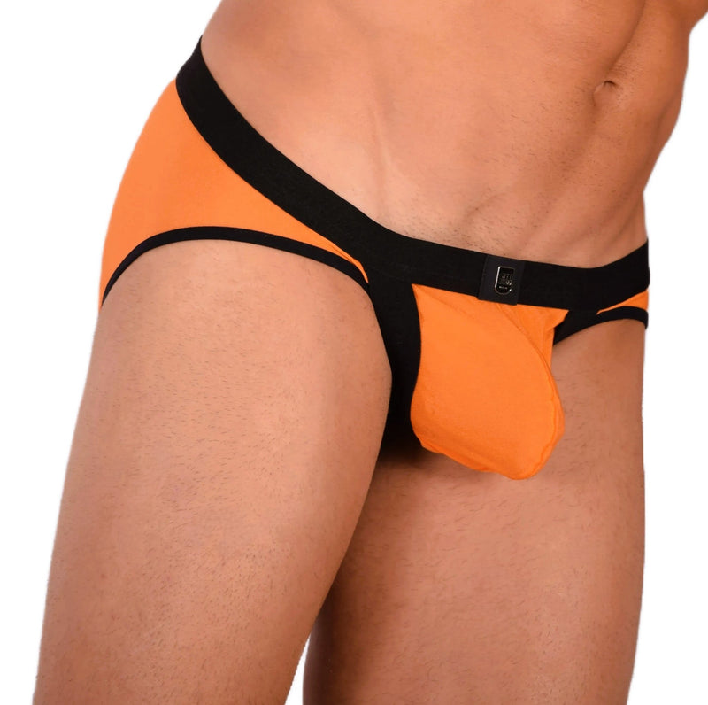 SMALL Gregg Homme Brief Orange/Black 33662 MX156
