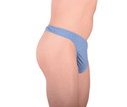 Small Gregg Homme So Cool Thong 26004 Steel Blue MX9 - 15