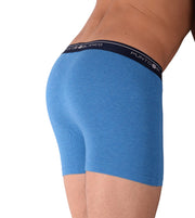 SMALL Mens Punto Blanco Basics Short Boxer Blue 53438 Pu10