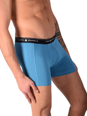 SMALL Mens Punto Blanco Basics Short Boxer Blue 53438 Pu16