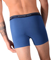 SMALL Mens Punto Blanco Basics Short Boxer Blue 53438 Pu17